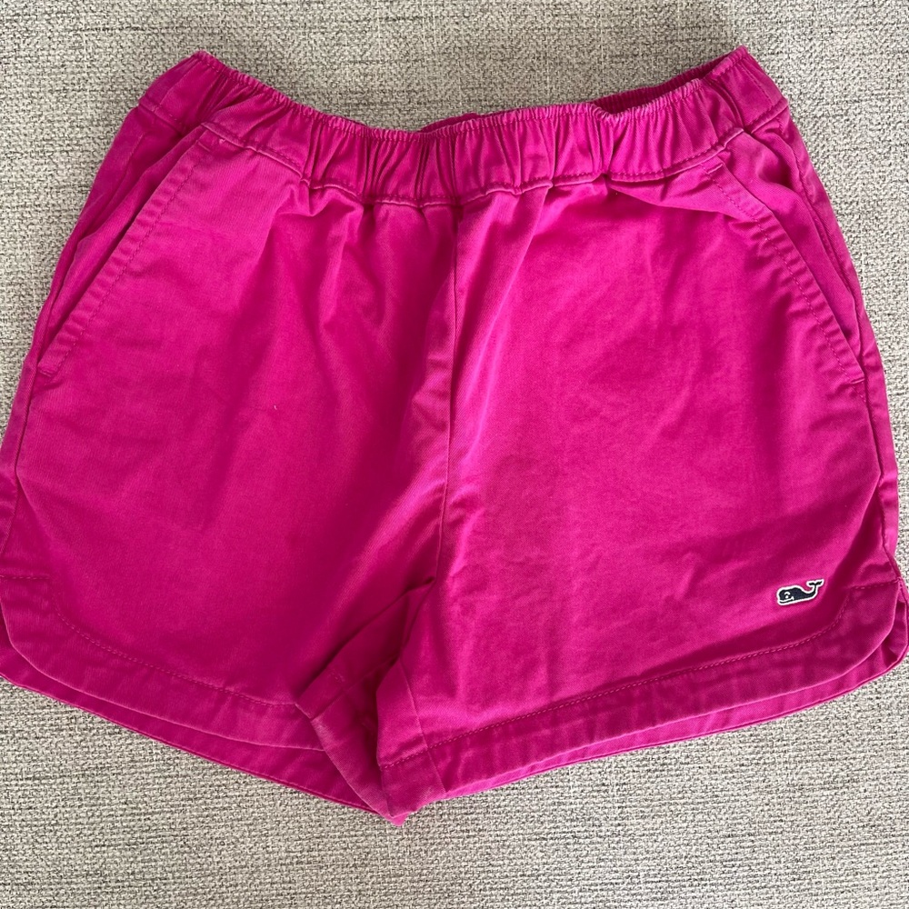 Girls Vineyard Vines pink shorts size S like new